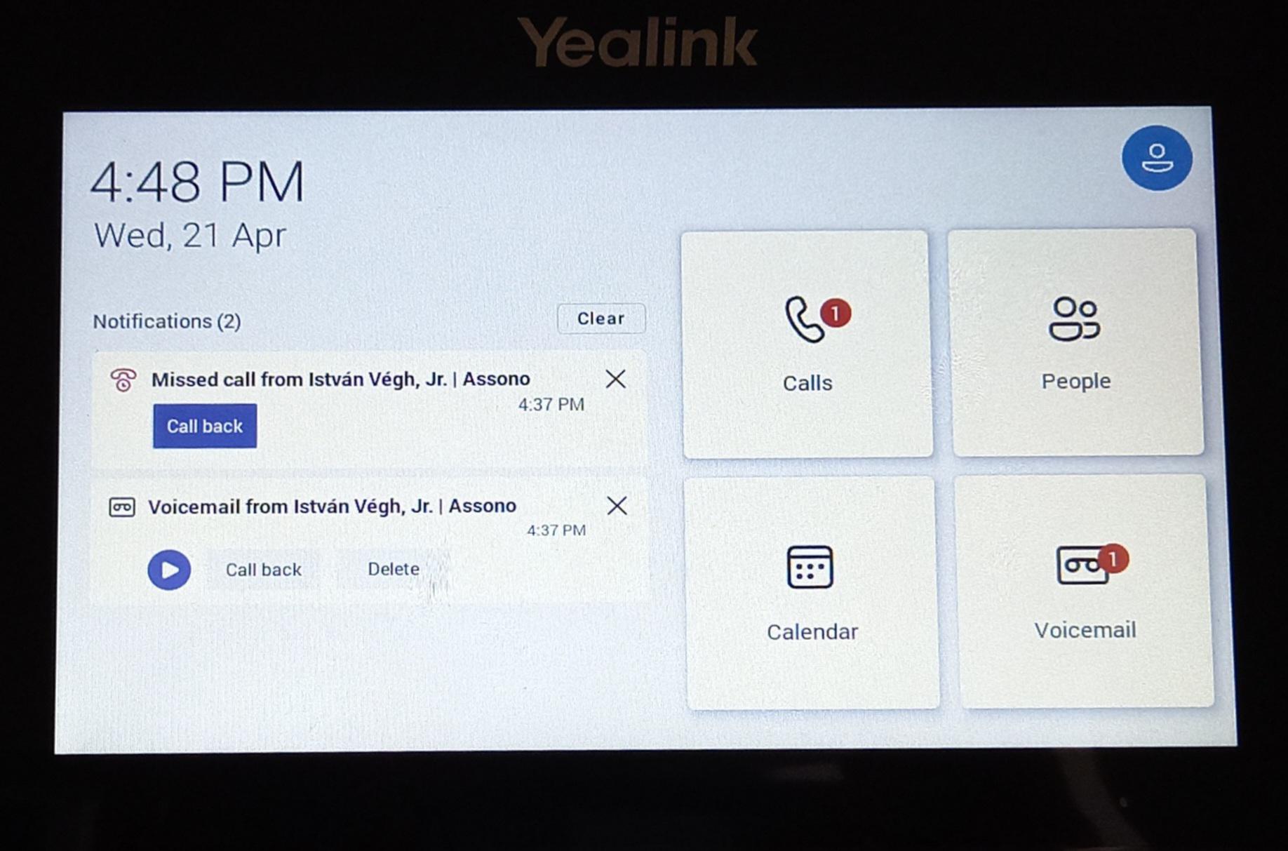 MicrosoftTeams missedcall voicemail