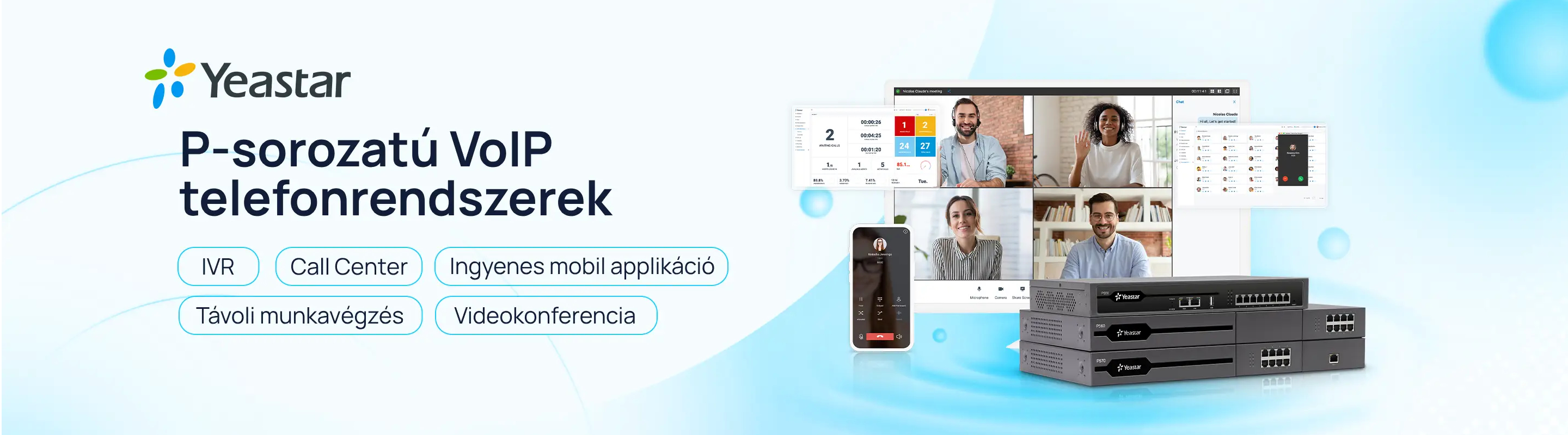 Web BannerP Series PBX Key Capabilities 1