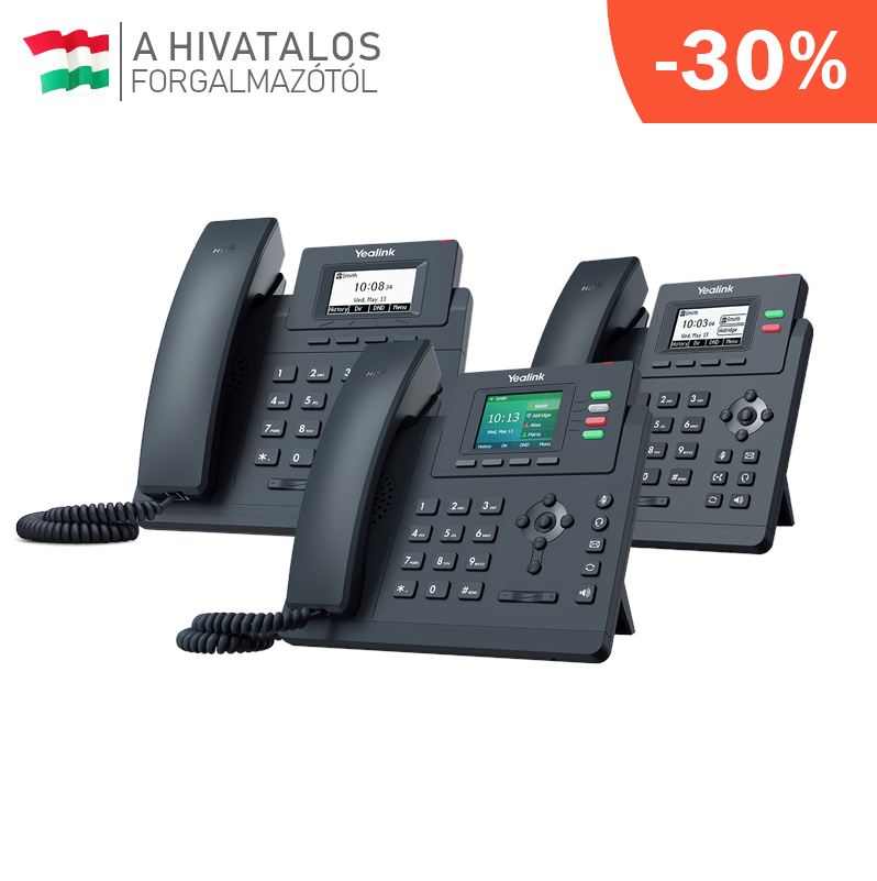 Téléphone IP Yealink T30 - Téléphone De Bureau Professionnel Avec Garantie 2 Ans